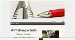 Desktop Screenshot of amtsbergschule.de