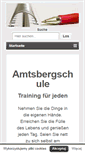 Mobile Screenshot of amtsbergschule.de