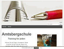 Tablet Screenshot of amtsbergschule.de